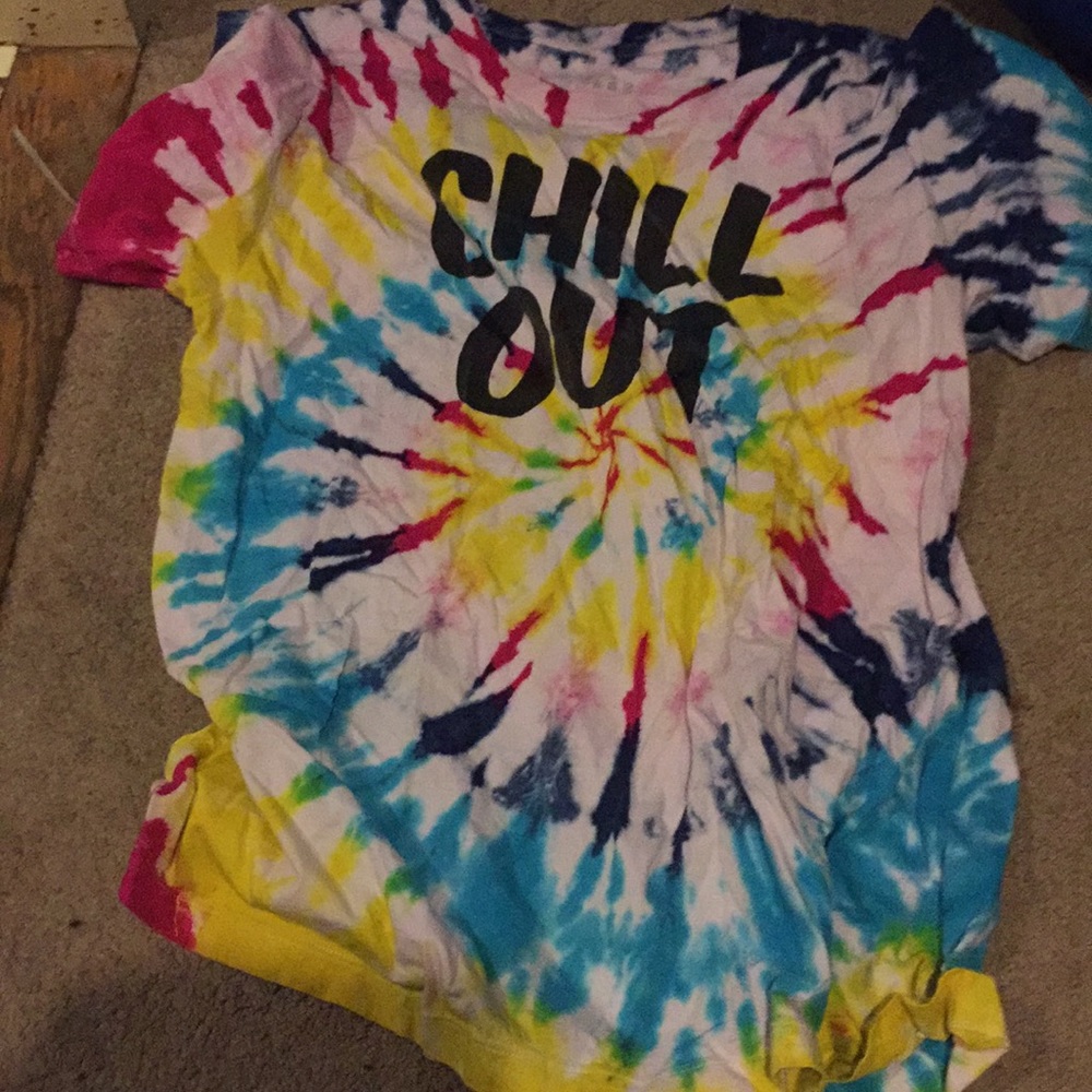 “Chill Out” Tye Dye T-Shirt XL